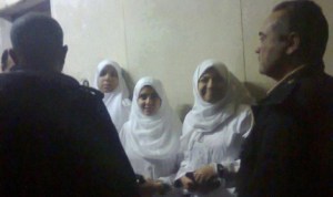 Hind and Rasha Mounir. Picture via al mesryoon news website