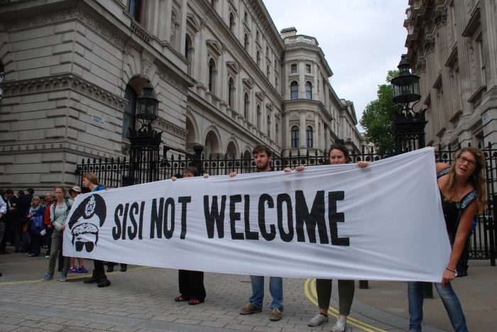 Sisi not welcome campaign launch