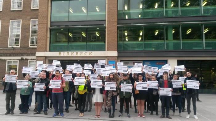 Academics, students and trade unionists highlight the overcrowding in Egyptian prison cells during the Bloomsbury rally for #TruthforGiulio and justice for Egypt's disappeared 27 May 2016