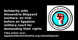 Join the Thunderclap and show your support online here: https://www.thunderclap.it/projects/46556-free-the-alex-shipyard-workers 